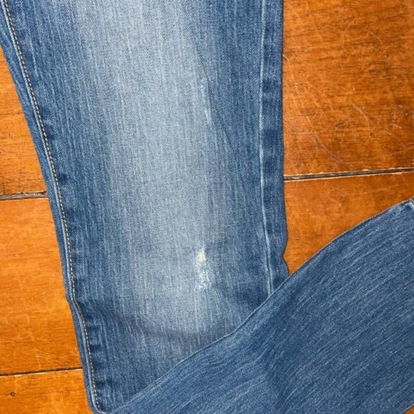 Old Navy Youth Blue Denim Adjustable Blue Jeans - Picture 5 of 9